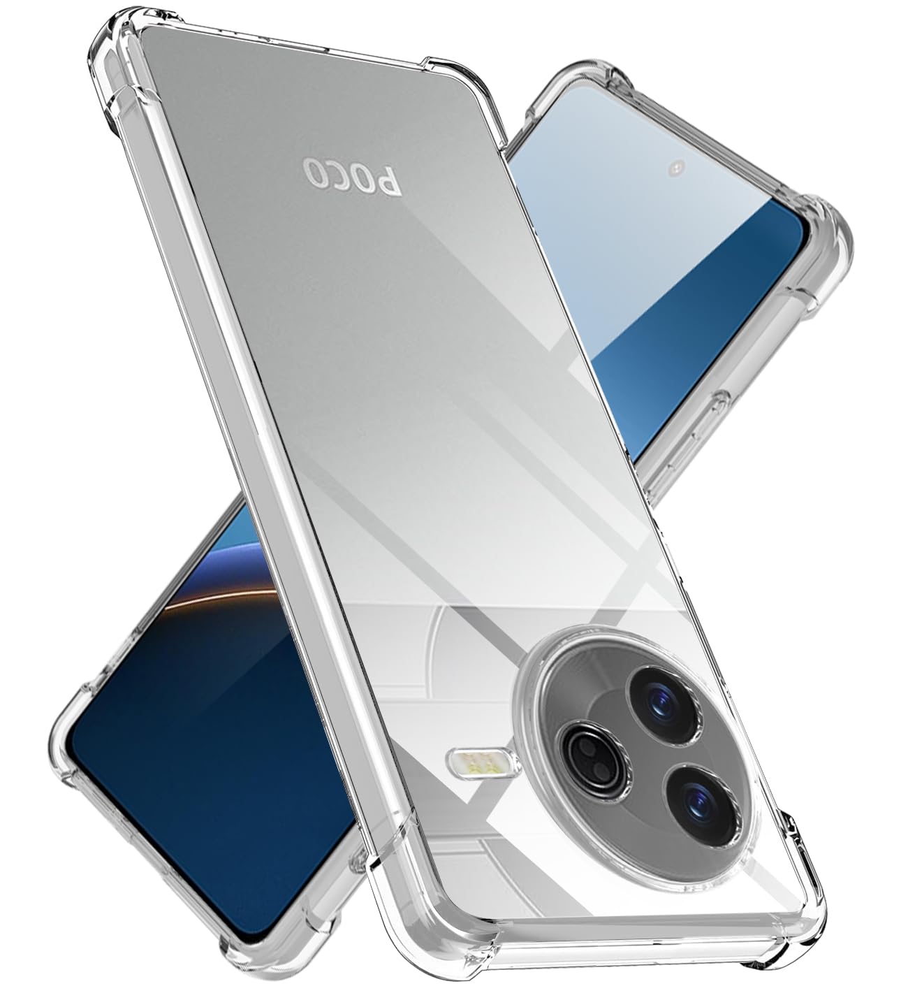 POCO F7 Pro ケース付き Amazon.co.jp: Xiaomi POCO F7 Pro ケース クリア TPU 薄型